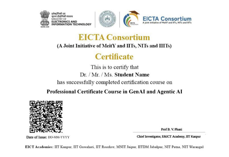 Program Certificate