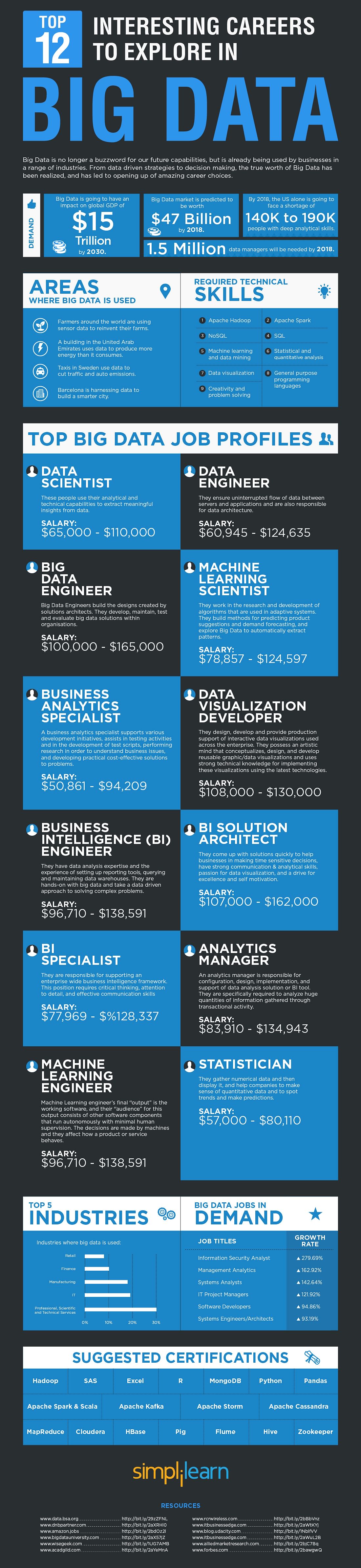 Career in Big Data Infographic