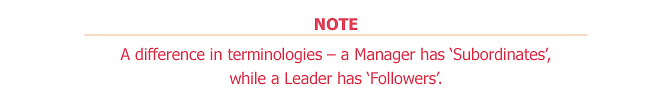 Leader Vs Manager - Note 1