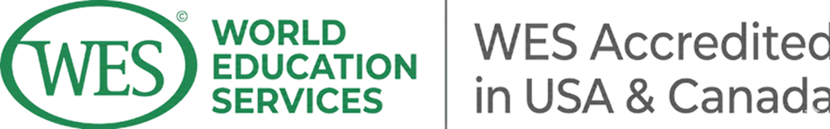 WES Accredited in USA & Canada