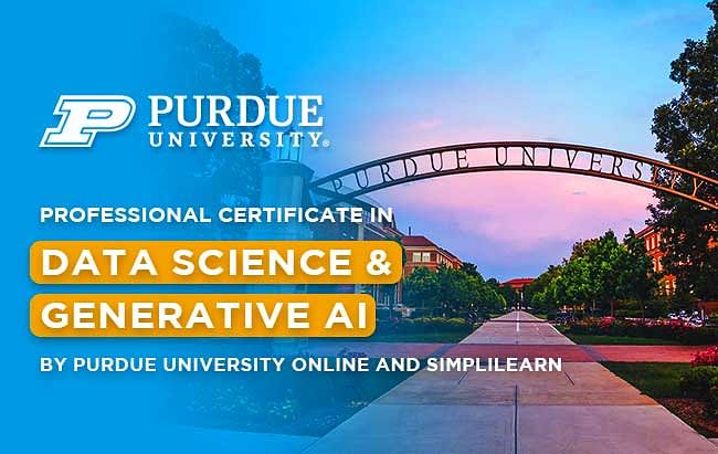 Purdue University Data Science Certificate Post Graduate Program in Data Science | Purdue University
