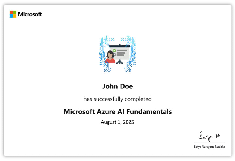 Industry Certificate