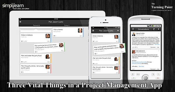 Three Vital Things to look for in a Project Management Application Three Vital Things to look for in a Project Management Application