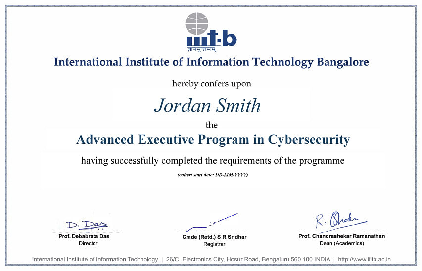 AEP In Cybersecurity Certificate 