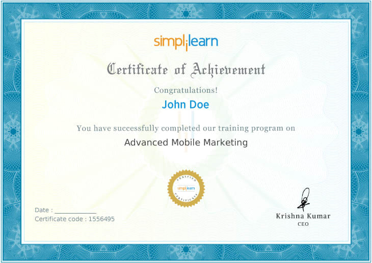 Advanced Mobile Marketing Certification Training