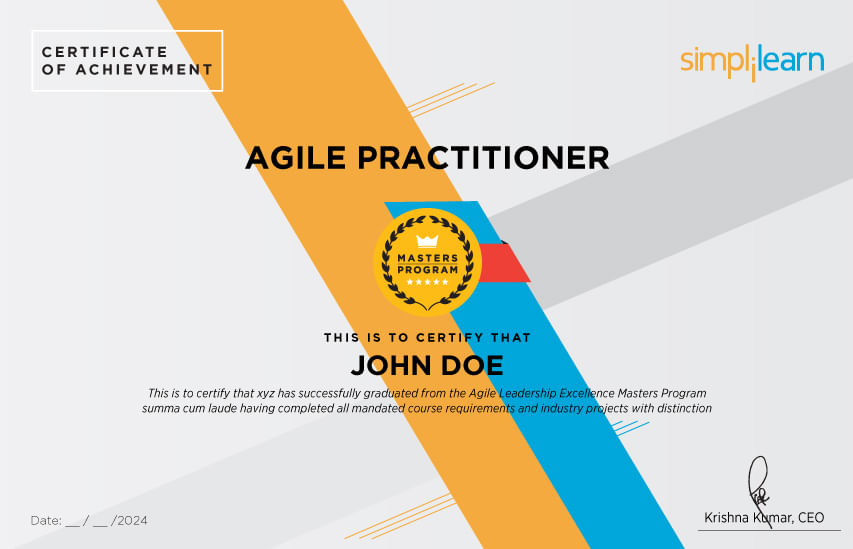 Master's Certificate