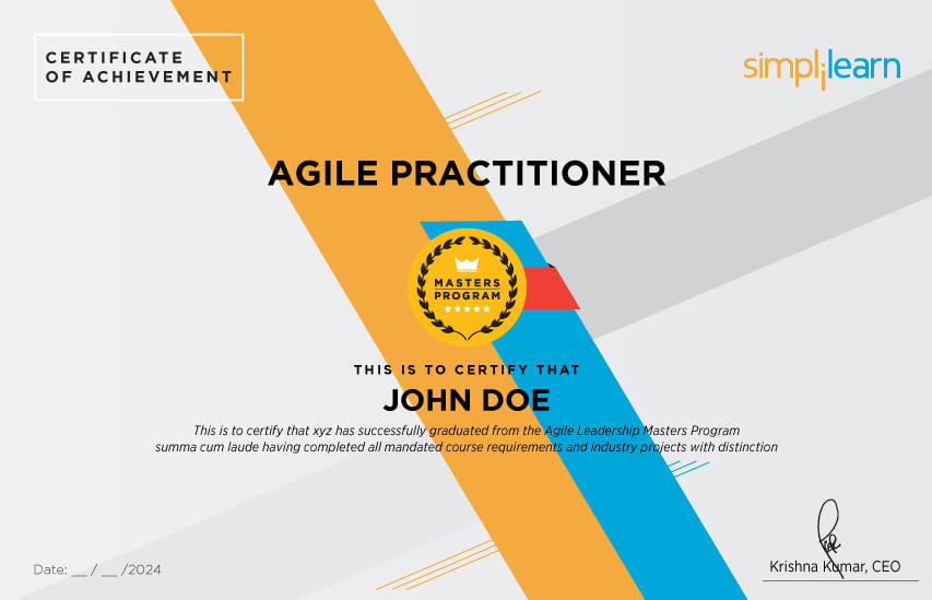 Master's Certificate