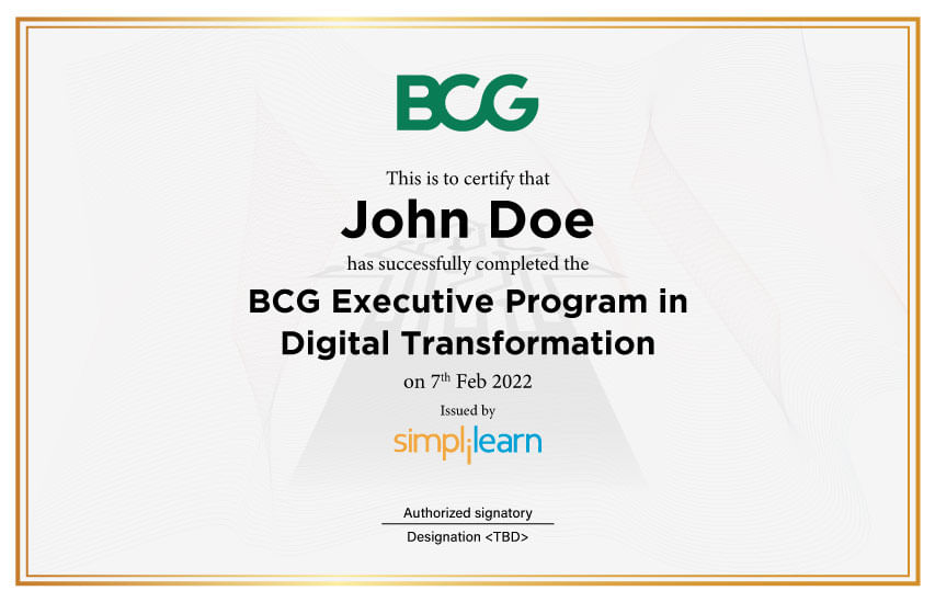 Course Completion Certificate