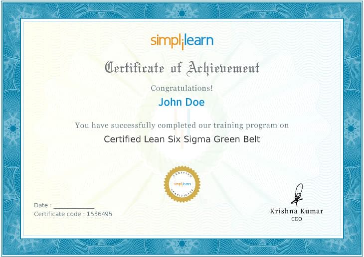 Lean Six Sigma Green Belt Certification Training In Chicago Illinois