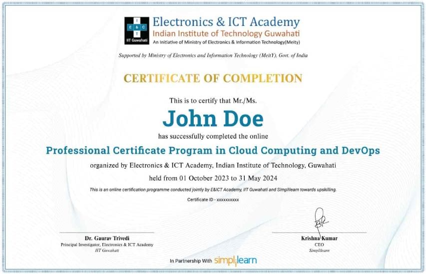 Professional Cloud Computing & DevOps Certification