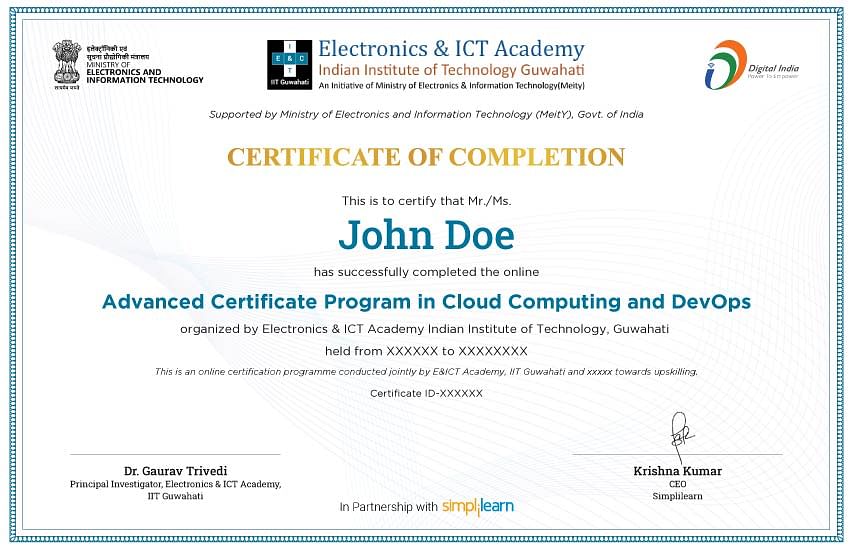 Best Cloud Computing and DevOps Course with IIT Guwahati