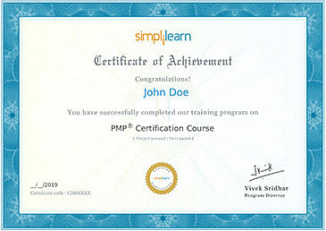 Pmp Certification Project Management Training