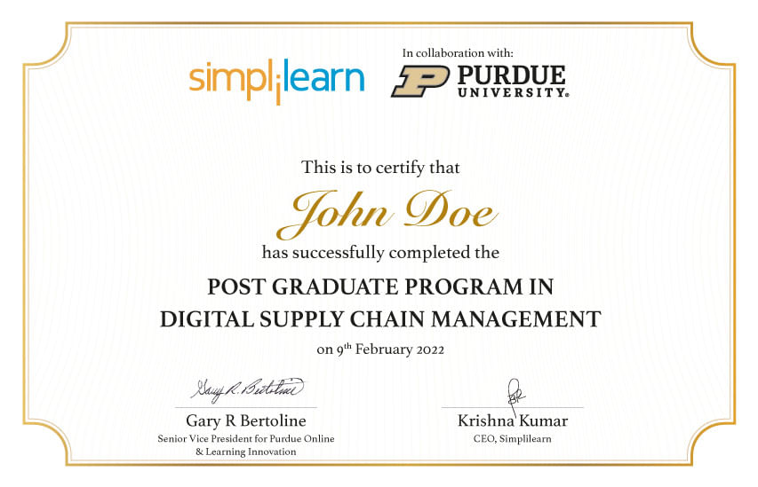 Purdue Certification