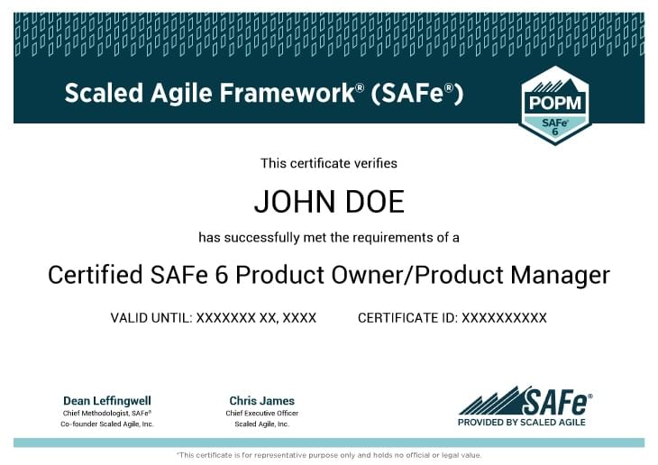 POPM Certificate