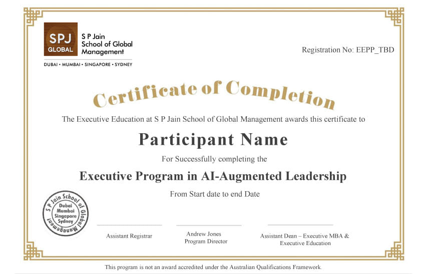 Completion Certificate