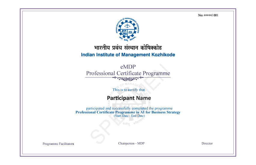 Program Certificate
