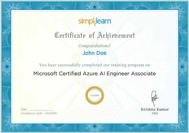 Microsoft Certified Azure AI Engineer Associate