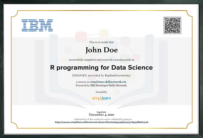 Data Analytics IBM Certificate