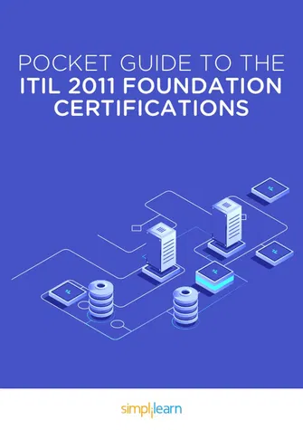 Free eBook: Pocket Guide To The ITIL 2011 Foundation Certification