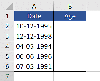 Your One-Stop Solution to Calculate Age in Excel | Simplilearn