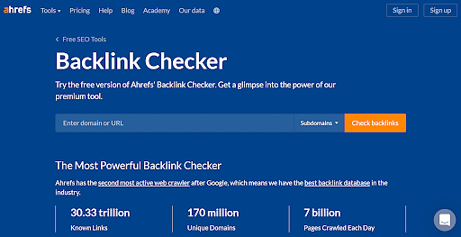 Backlink Analyzer