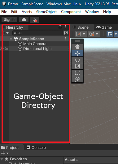 C#-Unity-GameobjectDirectory-img1.