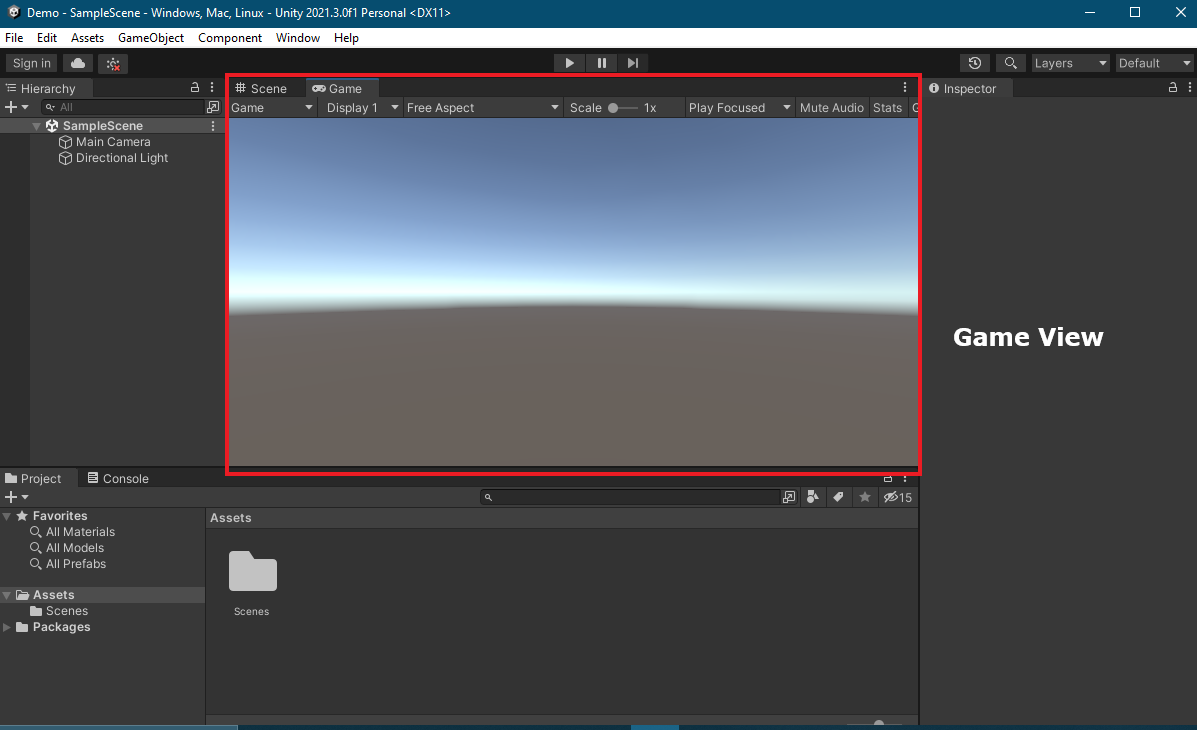 C#-Unity-Gameviewtab-img1