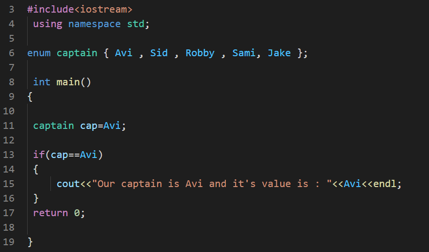 c enum class assignment operator