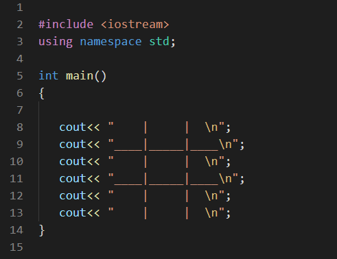 Create Tic Tac Toe Game in C++ Programming