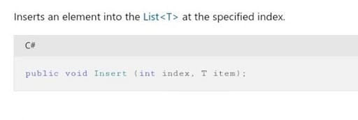 if element not in list c#