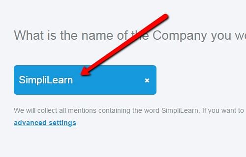 Company name