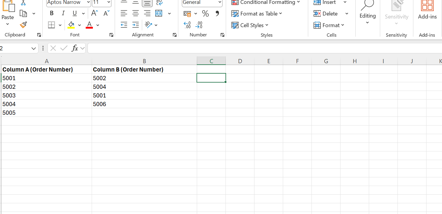 Primary and Lookup List