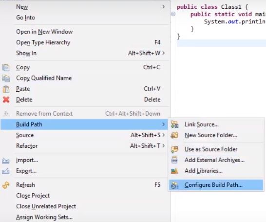 Configure Build Path