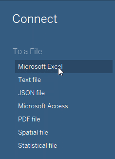Data-Blending-in-Tableau-Import-first-dataset