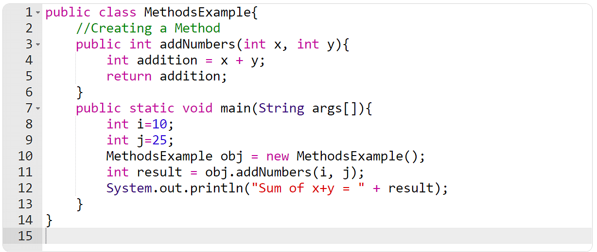 An Introduction to Methods in Java with Examples Simplilearn