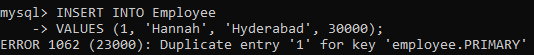 Error_primary_key
