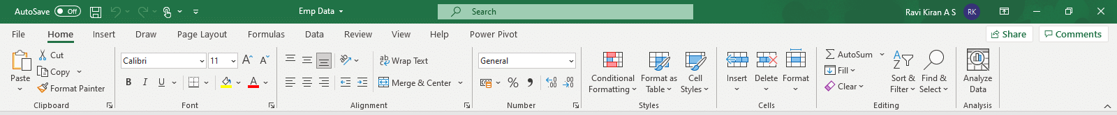 Excel-Basics-Toolbar-Home