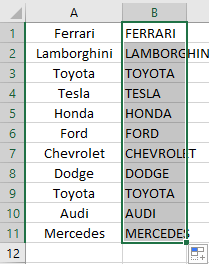 Excel-Data-cleaning-Case-formula-drag