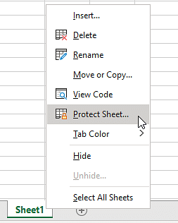 Excel-Worksheet-right-click-Protect-cells