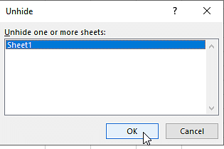 how to make assignment on ms excel Excel-Worksheet-right-click-unhide-dialog-box