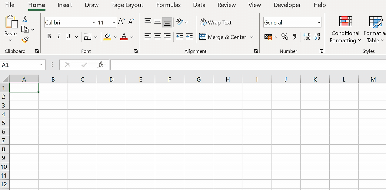 Microsoft Excel Scpredsheet