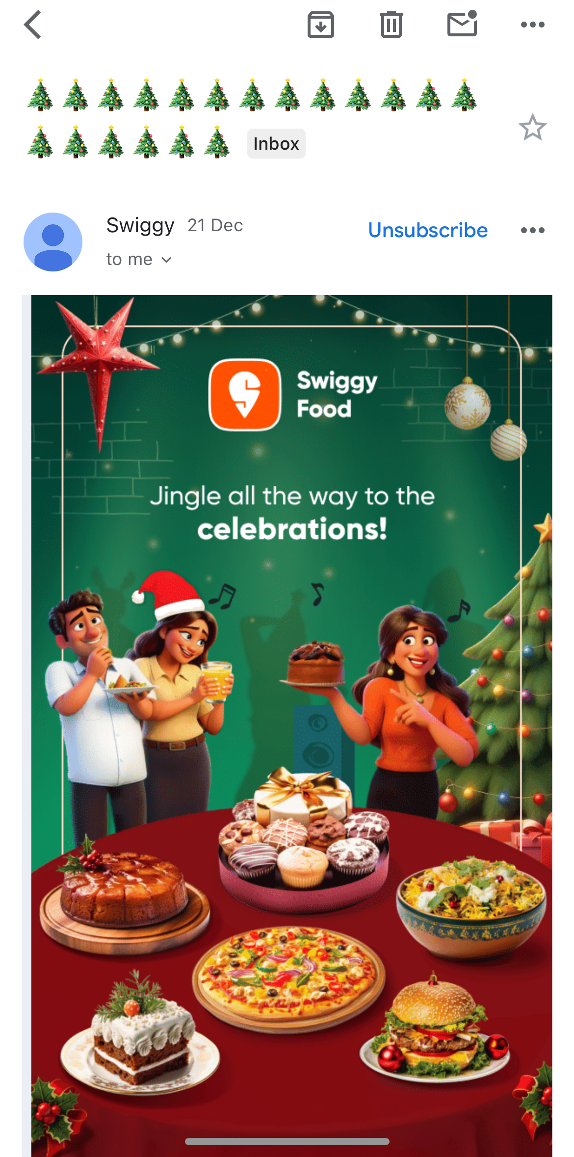 Swiggy's Email Campaign