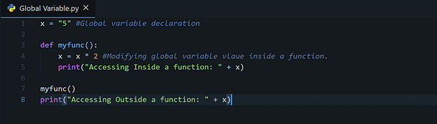 python global variable in function referenced before assignment