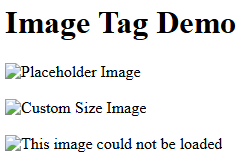 HTML Image Tags