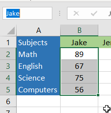 Indirect-Function-in-Excel-cell-address-Rename