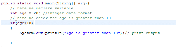 Answered: Complete the if-else statement to print…