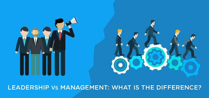 Image result for leadership vs management