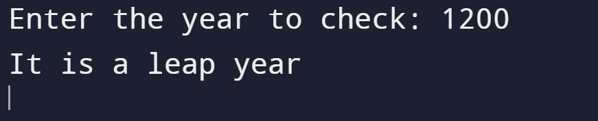 Leap_Year_C_Program_4