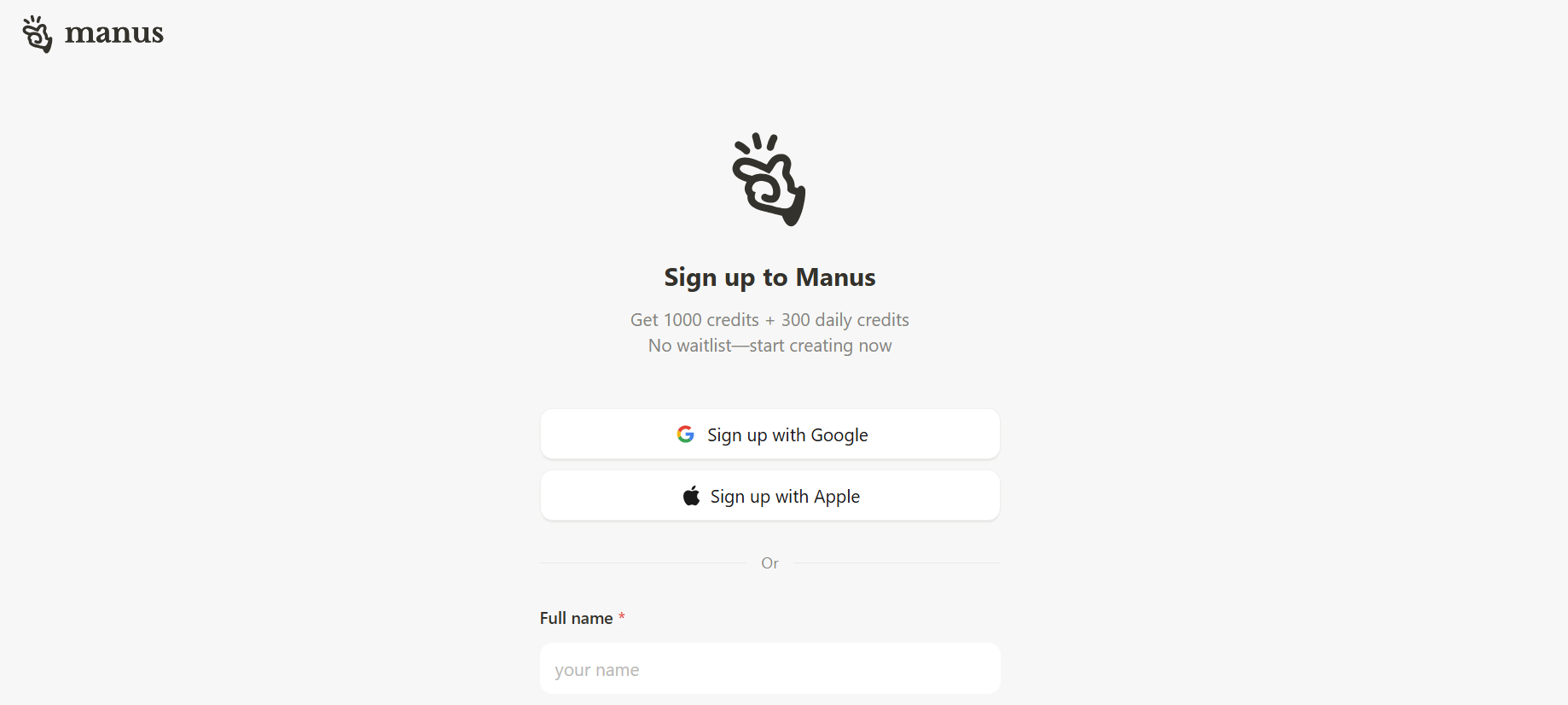 Manus_AI_SignUp_Page