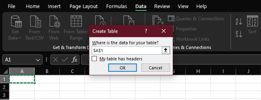 Navigator or preview dialog box